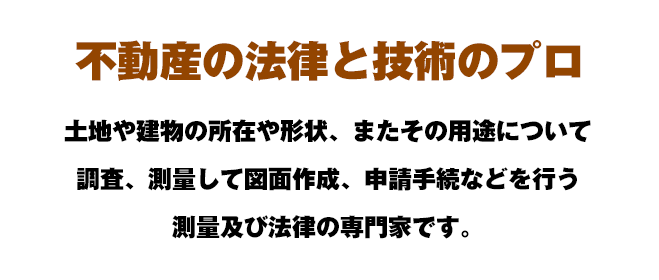 不動産の法律と技術のプロ